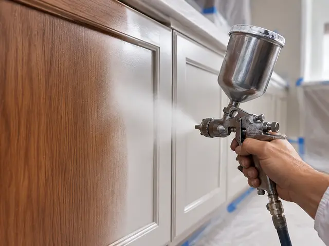 Cabinet Spray Finishing
